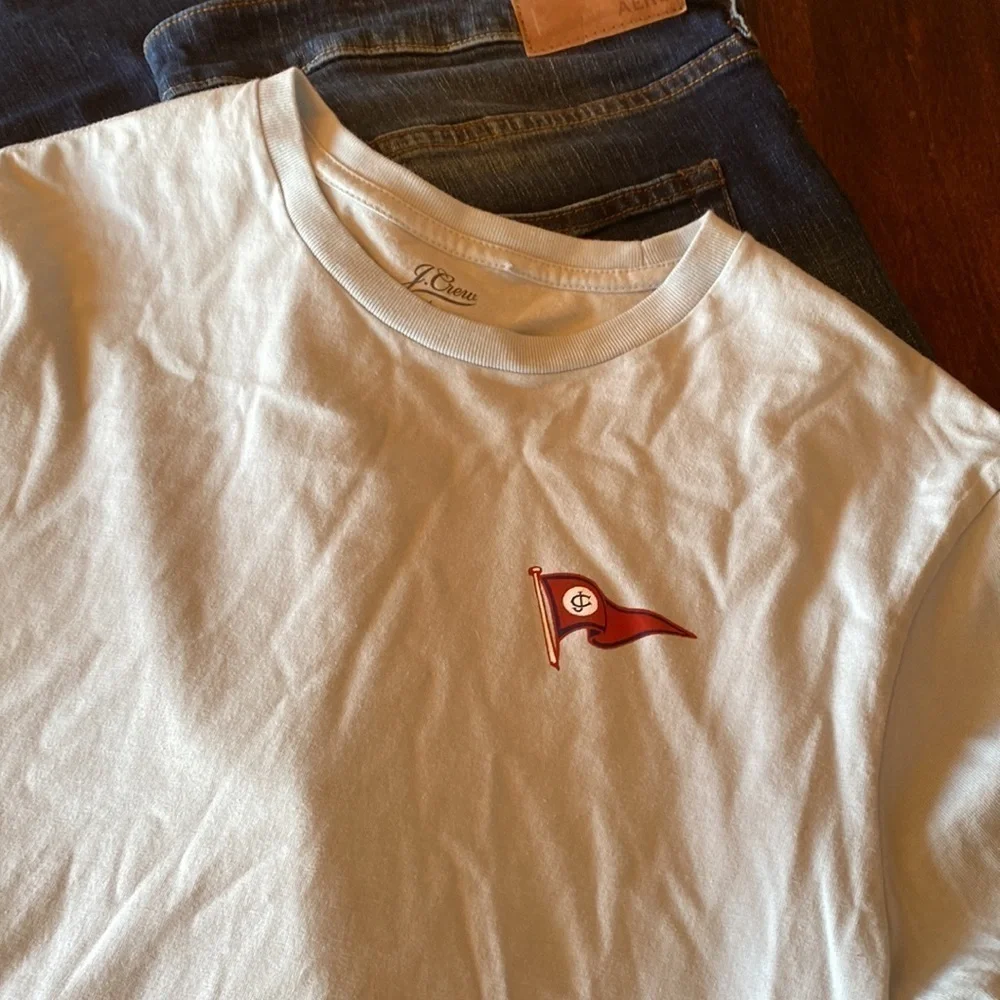 J.crew knit goods t shirt compass medium